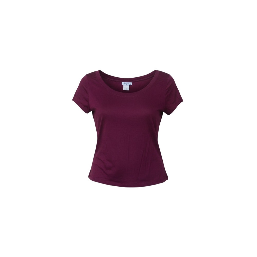 Mary Mary T-Shirt Womens Large Burgundy Scoop Neck Short Sleeve MS 40 USA